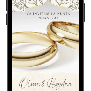 Invitatie de nunta Rings
