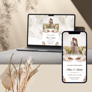 Invitatie de nunta Romantica