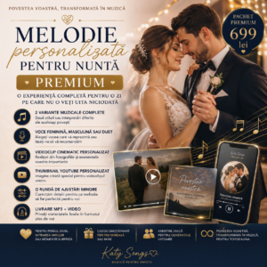 Melodie personalizata pentru nunta - Premium